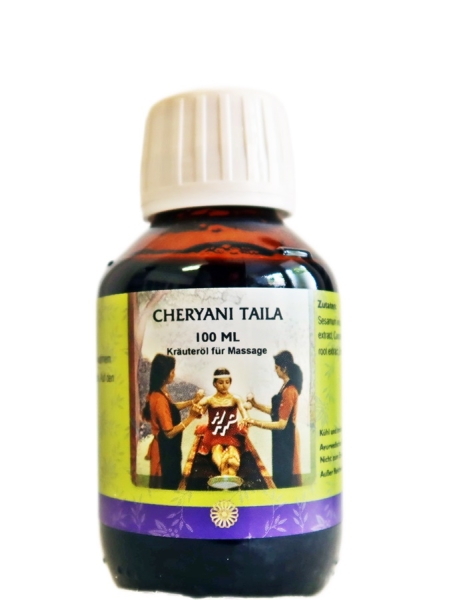 cheryani taila 100ml flasche kräuteröl für die kopf-durchblutung
